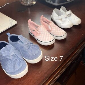 Girl’s size 7 shoe - Bundle